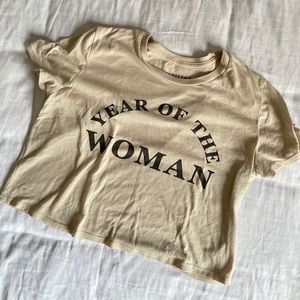 My Sister “Year of the Woman” crop top tee